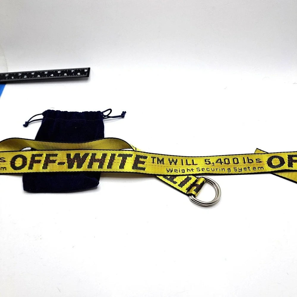 Off White Industrial Belt Mens 56